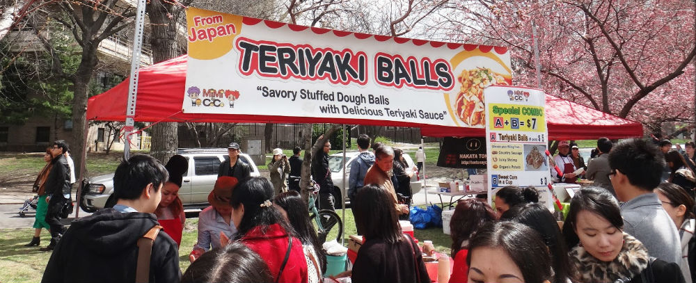 Teriyaki Balls food stall