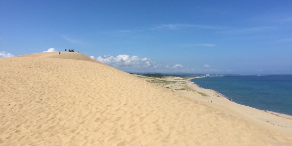 The vast Tottori sand dunes are one of Japan's more surprising sights.