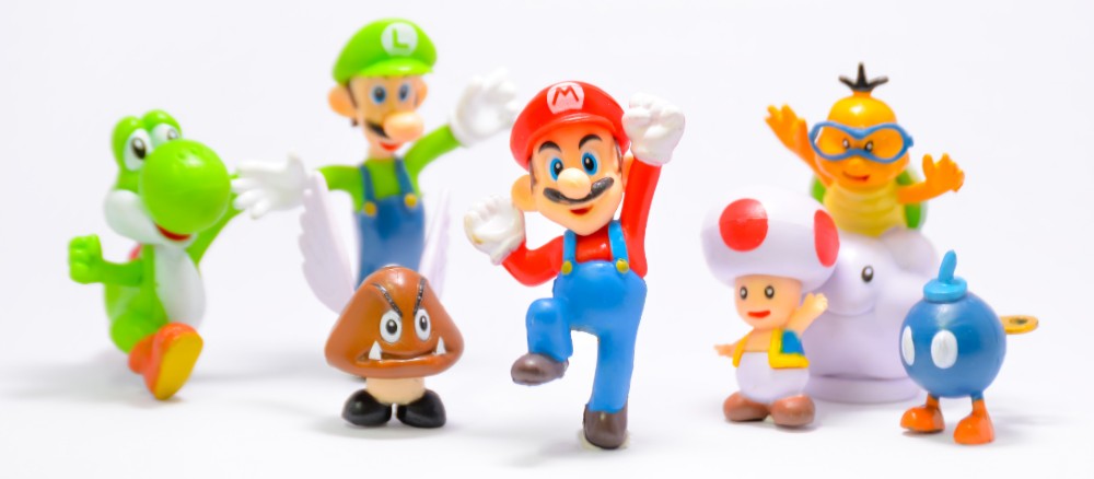 The characters of Super Mario are a highly and widely marketable aspect of gaming.