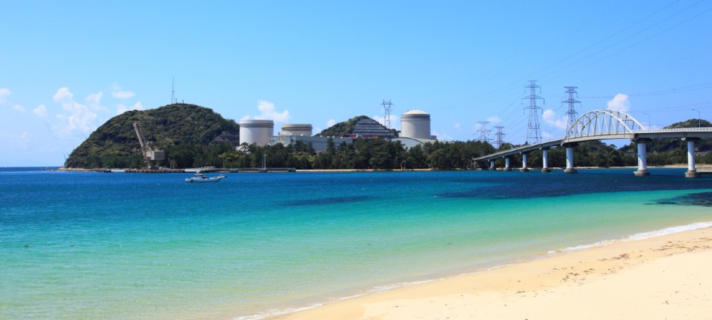 Mihama nuclear power plant, Fukui Prefecture, Honshu, Japan.