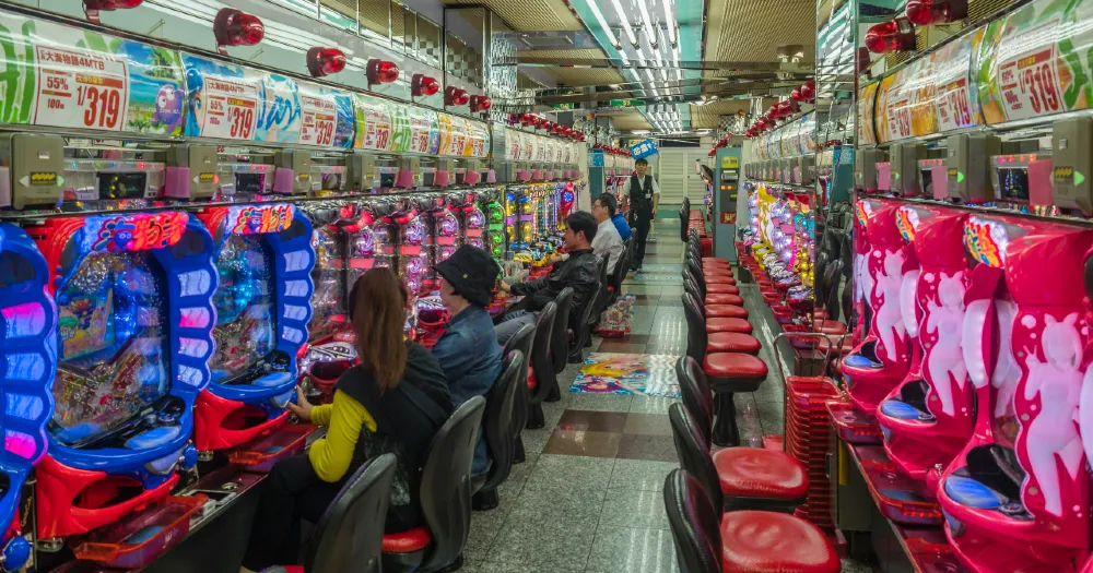 While technically not considered gambling, pachinko and pachislot are incredibly popular in Japan.