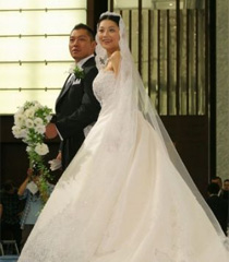 Sakata Wataru, Koike Eiko wedding