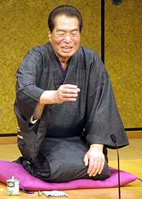 Japanese star Sanyutei Enraku