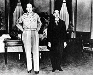 General McArthur and Emperor Hirohito