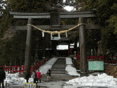 Torii gate in Nikko